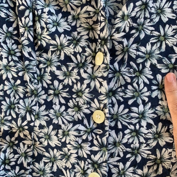 ❌SOLD❌Vintage 1990's Short Sleeve Shirtdress - Picture 5 of 6